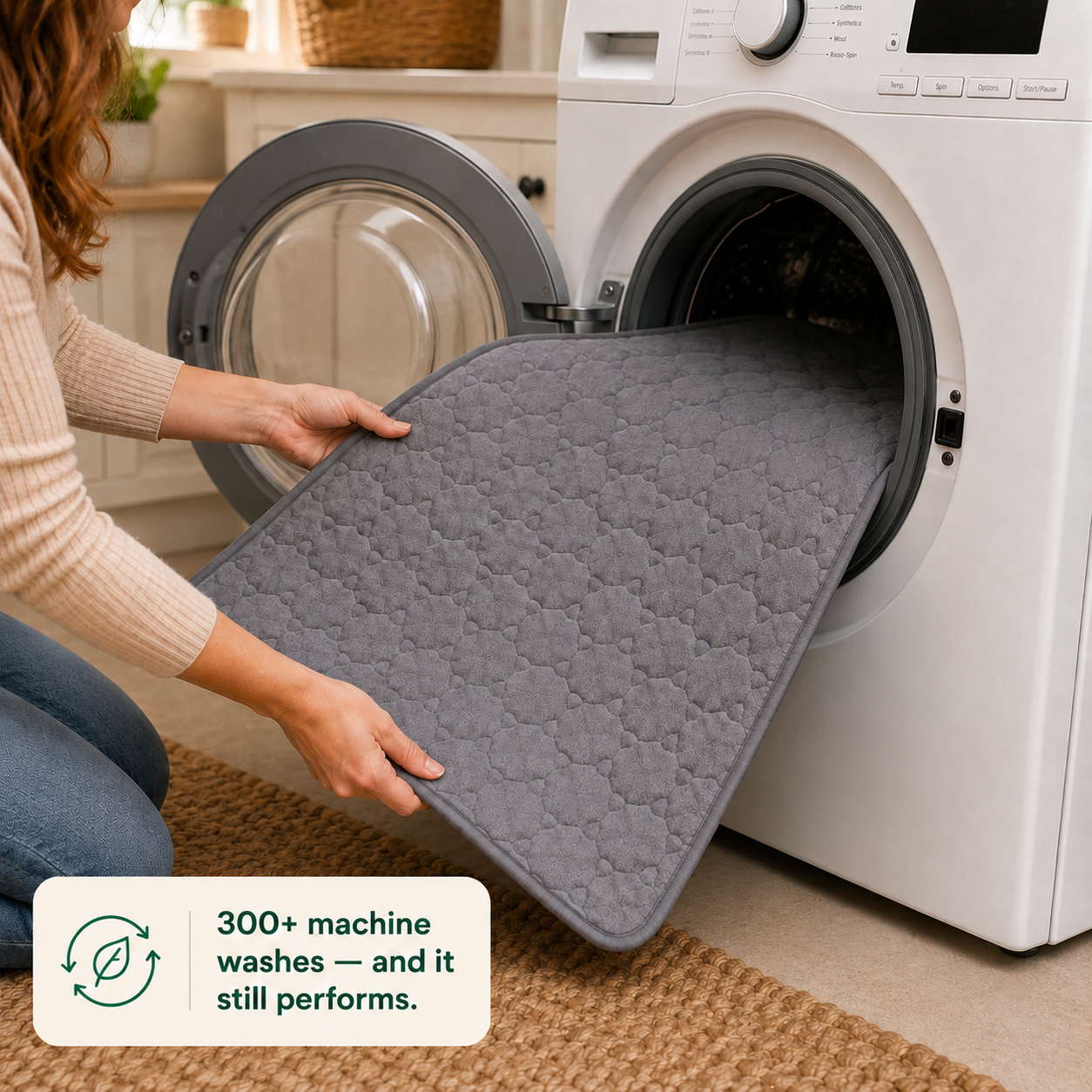 Paws Akimbo ReU Dog Pad — Washable, Leak-Proof & Reusable